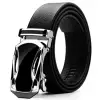 Men's belt with lychee pattern wide waist seal and body, casual youth, automatic buckle suit belt, versatile wholesale Specification image